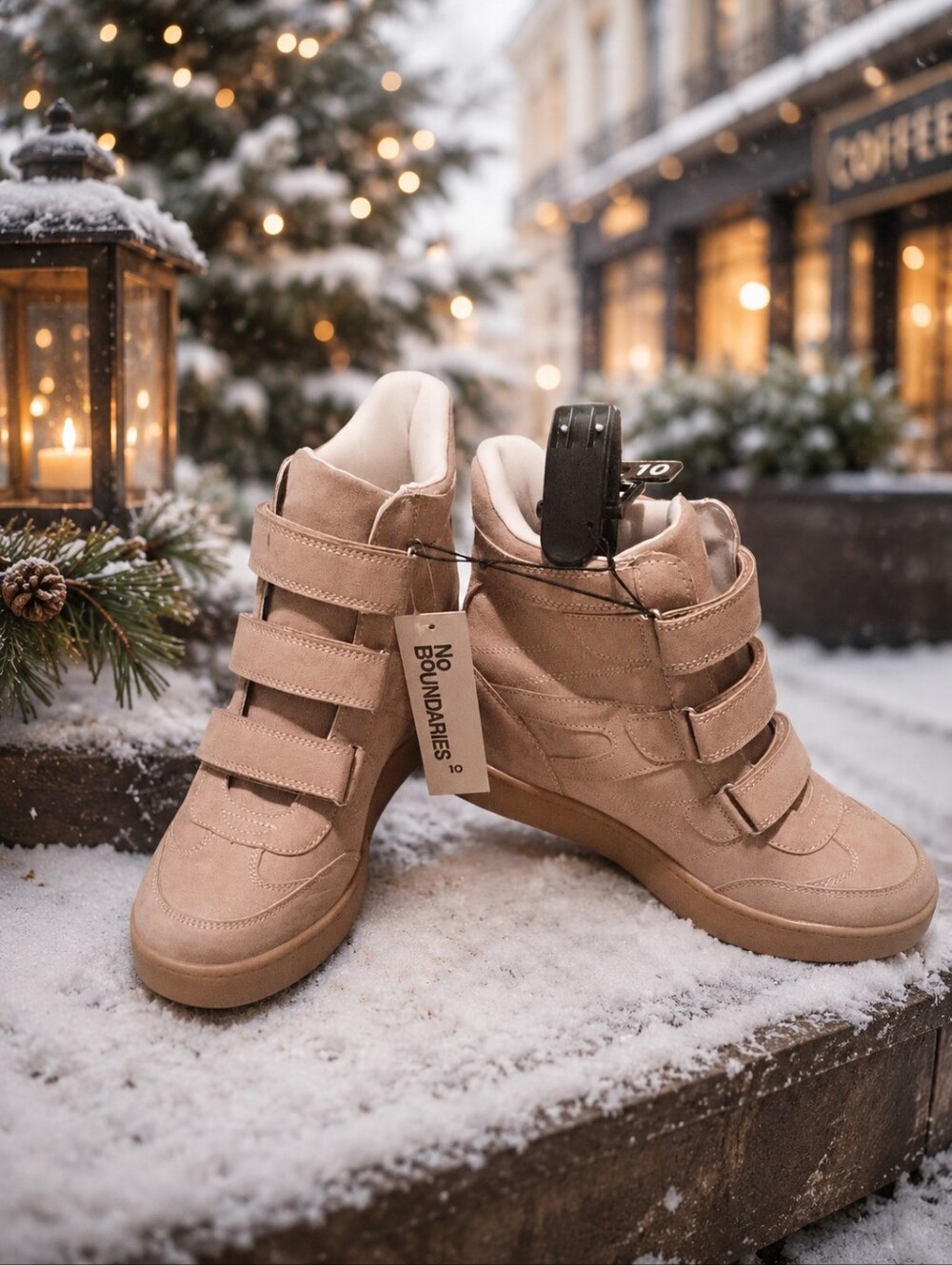 NWT No Boundaries Wedge Sneakers | Women's Size 10 |